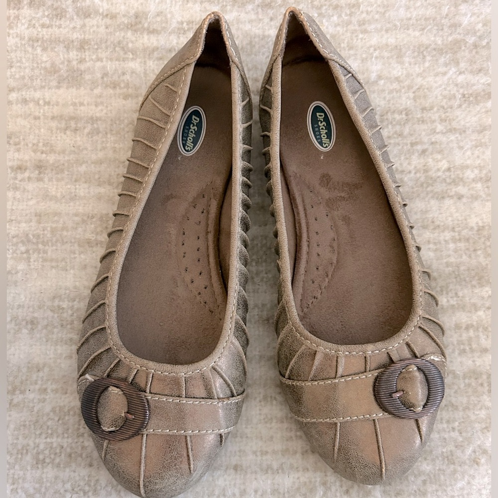 Dr. Scholls Flats bronze size 6.5